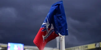 Why Marinakis is suing Crystal Palace over a banner Palace branded corner flag pictured prior to the 2018/19 Premier League game between Crystal Palace and Tottenham Hotspur at Selhurst Park