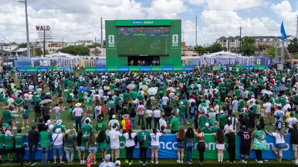 Houston World Cup fan festival site.