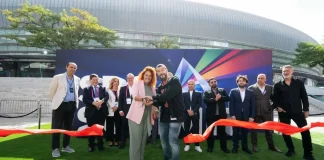 Portugal officials welcome SBC Summit back to Lisbon for third year SBC ribbon cutting.