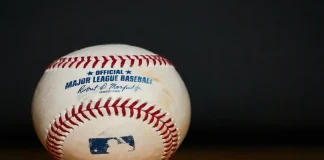 MLB asks Trump Administration about National Park game South Tyrol, Italy - May 20 2019: Used Major League Baseball (MLB) Baseball