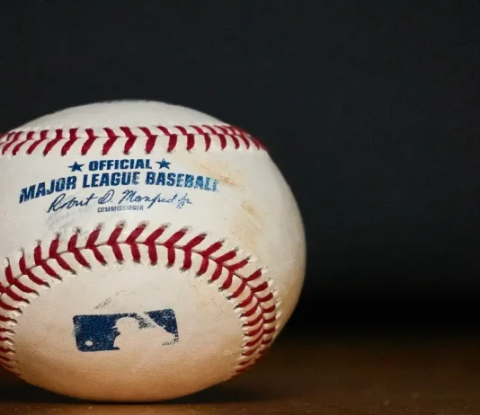MLB asks Trump Administration about National Park game South Tyrol, Italy - May 20 2019: Used Major League Baseball (MLB) Baseball
