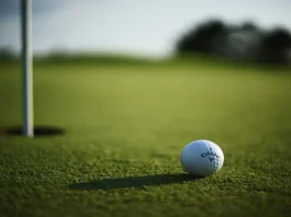 Good Good Golf “got it so wrong”, says crisis expert KANSAS CITY, UNITED STATES - Oct 11, 2021: A selective focus shot of a Callaway Golf ball near hole pin on a grass golf field.