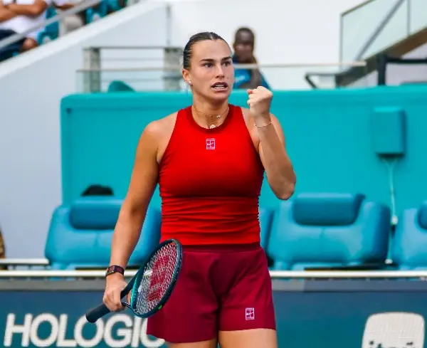 Tennis star Aryna Sabalenka.