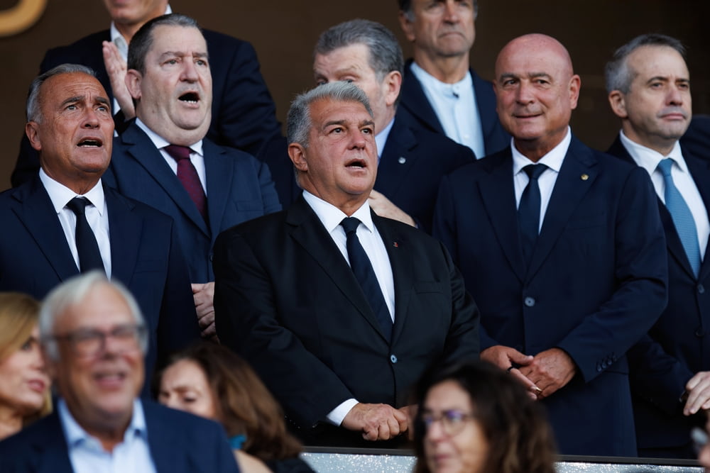 FC Barcelona President Joan Laporta